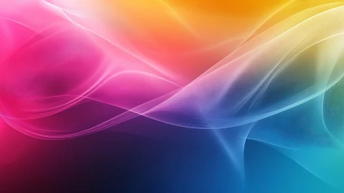 Soft rainbow currents drifting through gentle daylight.