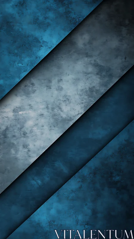 Diagonal blue concrete stripes over textured background.