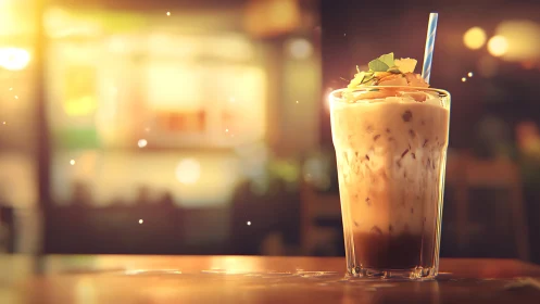Twilight Elixir: Golden Hour's Liquid Symphony.