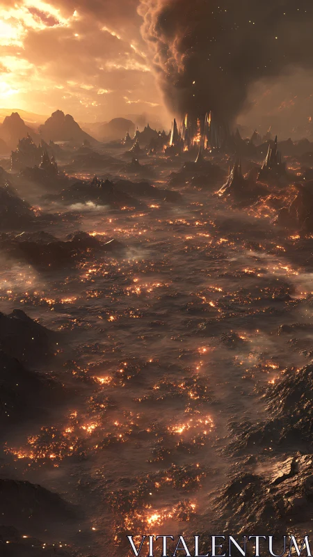 Burning Realm: Where Dreams Meet Fire.