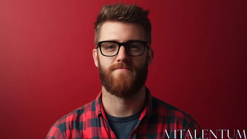 Warm bearded portrait shares quiet confidence and relaxed charm