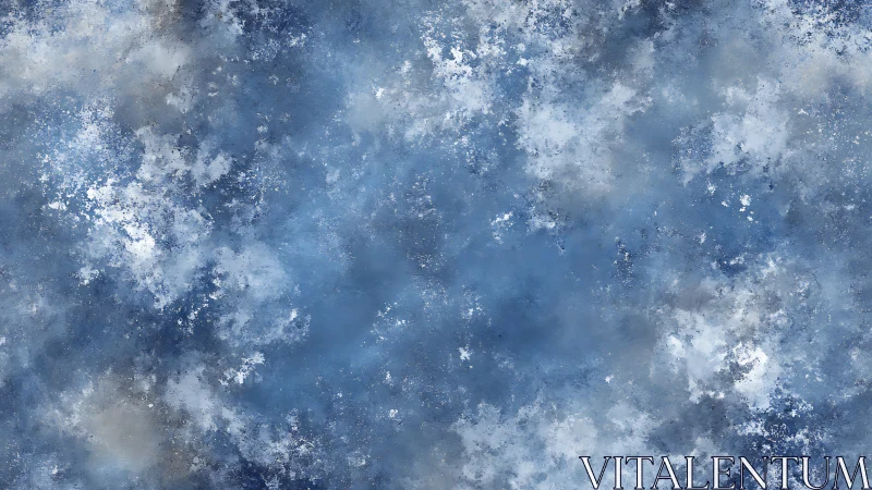 Granular blue cloudscape texture with diffuse atmospheric gradient