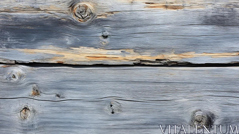 Weathered Wooden Planks Close-Up in Rustic Natural Texture Style.
