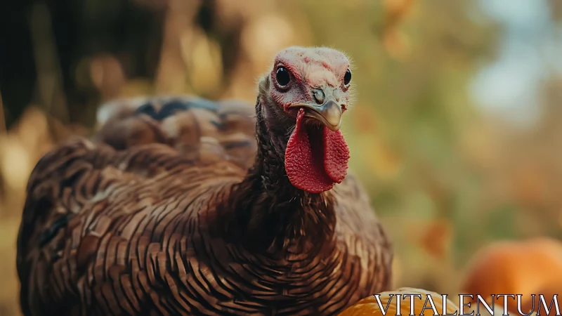 Meet This Magnificent Wild Turkey with Distinctive Red Wattle