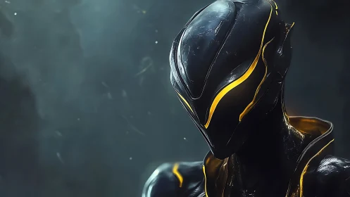 Sleek futuristic android watches in moody cinematic light