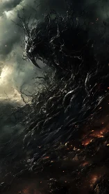 Dark amorphous entity formed from swirling shadow tendrils.