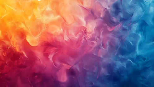 Abstract color gradient forms continuous textured surface