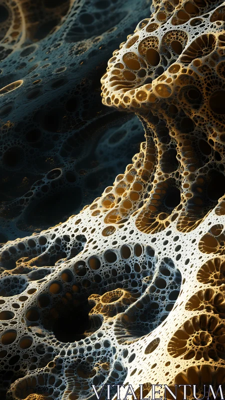 Fractal reef of hollow light sculpting cosmic coral dreams.