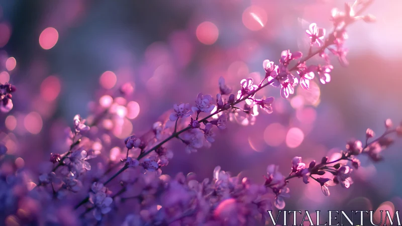 Soft-focus botanical arrangement with bokeh depth layering.