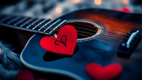 Musical Heartstrings: Love's Acoustic Serenade.