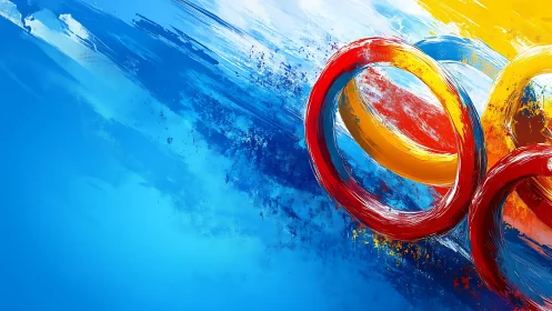 Three-Dimensional Rendered Tori with Laminar Flow Visualization and Chromatic Gradient Mapping