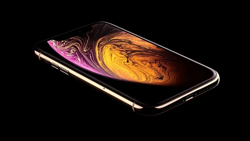 Premium Smartphone Displays Mesmerizing Liquid Abstract Design