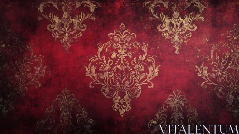 Velvet dusk cradles worn golden damask in quiet ceremony