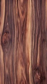 Warm walnut wood grain tells a natural story in rich lines