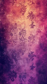 Fading damask whispers drift through violet twilight fog