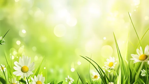 Daisy Dreams in Golden Meadow Light.