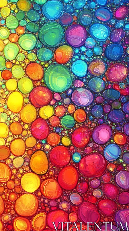 Bubble Nebula Carnival in Liquid Rainbow Orbits.