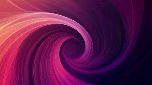 Vibrant magenta and pink swirling abstract vortex design.