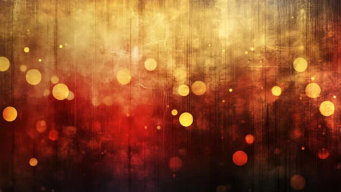 Warm Abstract Bokeh Background with Grunge Texture Effect.