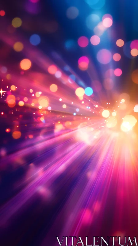 Nebula confetti erupts as prismatic light speeds past night