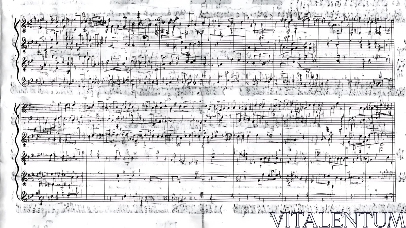 Dense polyphonic orchestral score with handwritten editorial markings