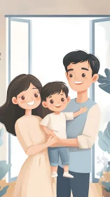 Happy Family Moment Together.