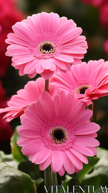 Radiant Gerbera Daisies in Pink Splendor.