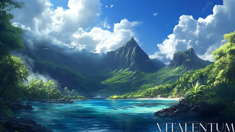 Where Emerald Mountains Plunge Into Turquoise Dreams Below