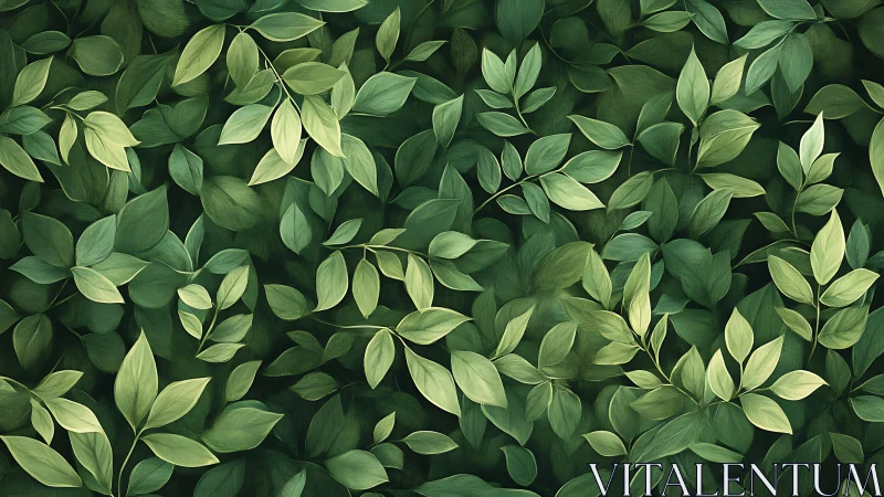 Whispering leaf layers drift together in a painted forest hush