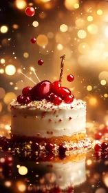 Jeweled Confection Dazzles in Golden Hour Magic.