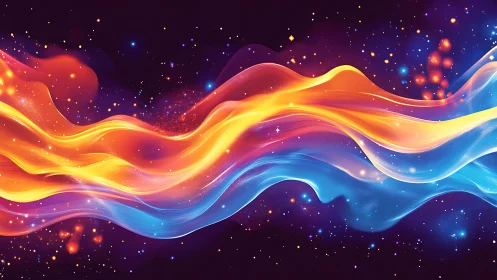 Luminous Ribbons Dance Where Fire Meets Ice