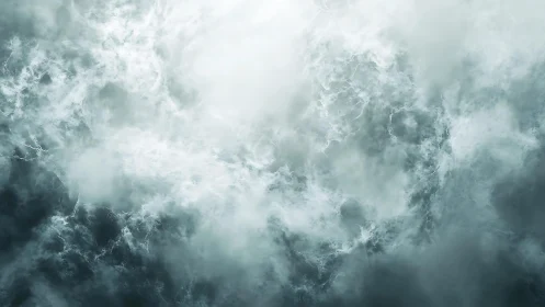 Dramatic storm clouds with lightning in a moody, atmospheric style.