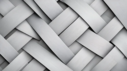 Abstract close-up of silver woven texture in modern minimalist style.
