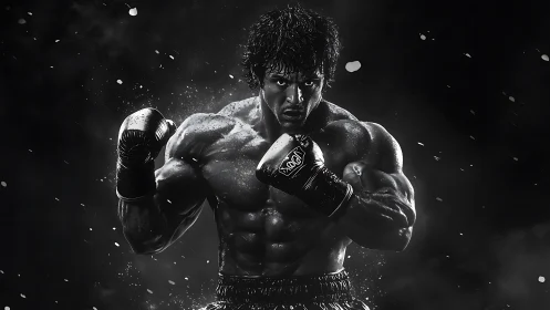 Champion Boxer Conquers Darkness with Raw Intensity