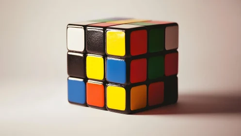 Colorful Rubik’s cube invites playful problem solving fun
