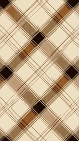 Plaid daydream lattice in drifting caramel coffee tones.
