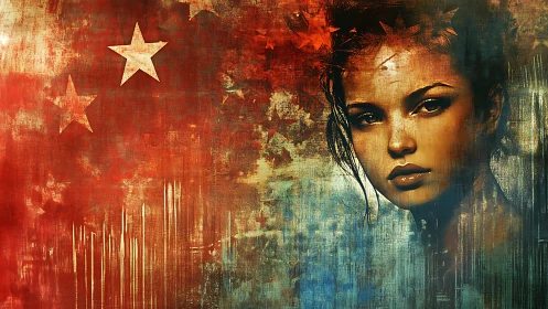 Stirring portrait blends bold stars with weathered urban color