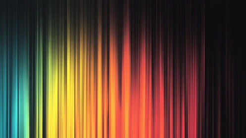 Vertical spectrum bands with multicolor gradient distribution.