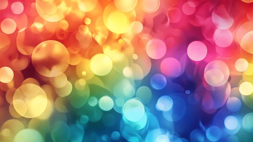 Radial bokeh gradient renders overlapping translucent circles in RGB