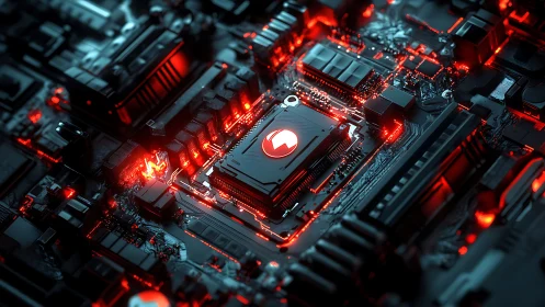 Neon circuit city pulsing with glowing digital energy.