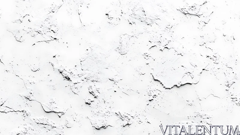 Textured white plaster surface shows irregular rough patches