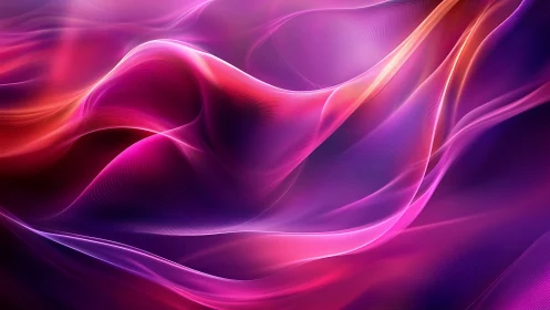 Iridescent magenta light waves over cosmic gradients.