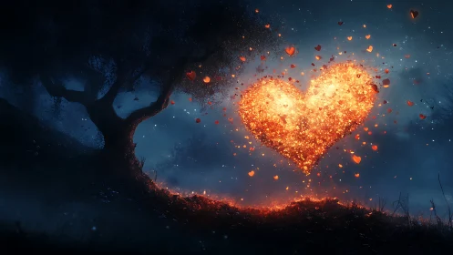 Luminous Heart Ignites the Twilight Forest.