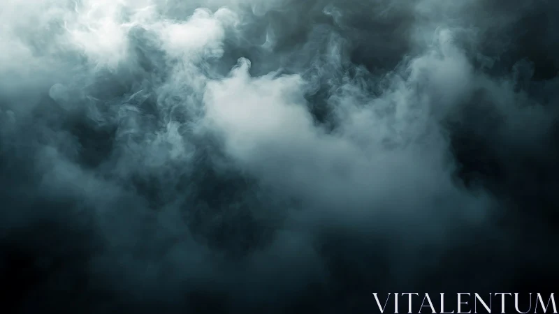 Volumetric fog cloudscape renders soft turbulent diffusion study