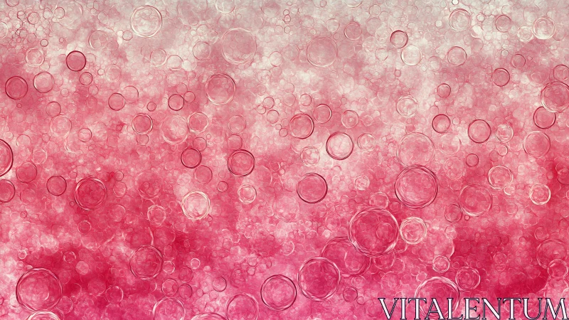 Translucent circular forms on pink to white gradient field.