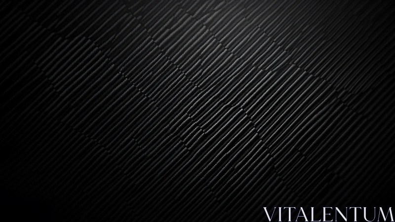 Diagonal carbon-fiber surface shows matte ridged microtexture