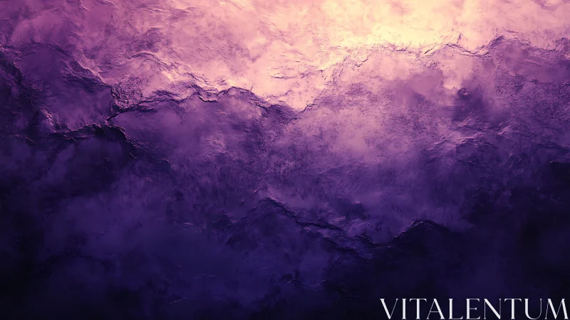 Violet abstract water texture shimmers in soft glowing light