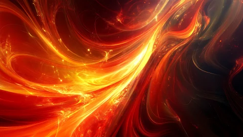 Solar flares dancing through cosmic silk and molten night.