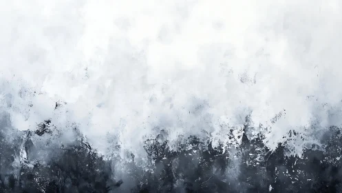 Monochrome abstract field shows diffuse vertical tonal gradient