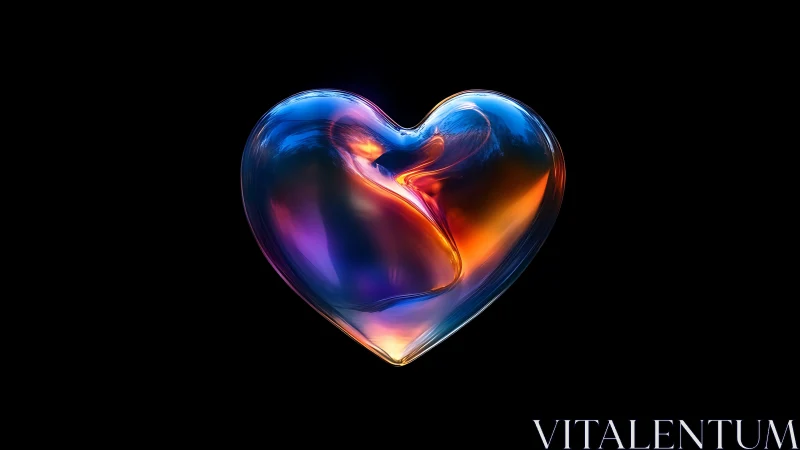 Molten Heart: A Radiant Sphere of Fire and Light